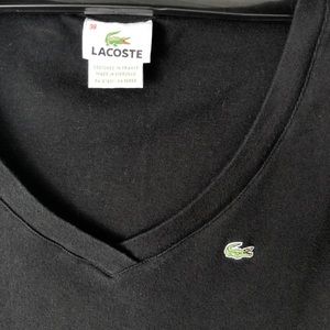 Lacoste 38 slim fit v-neck t-shirt NWOT